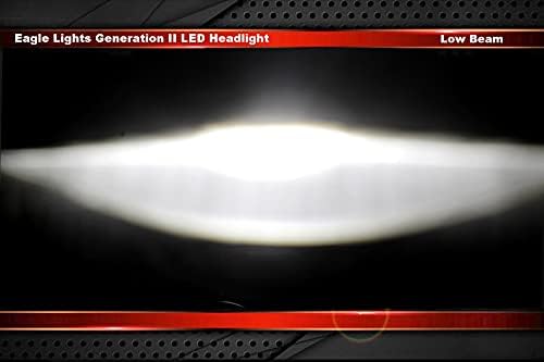 Eagle Lights 8700C-KV LED Projection Headlight Kit Chrome for Kawasaki Voyager & Vaquero 2009-2024