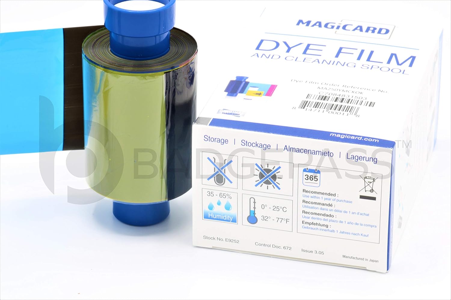 Magicard MA250YMCKOK YMCKOK Color Ribbon & Card Bundle for Enduro 3E & Rio Pro
