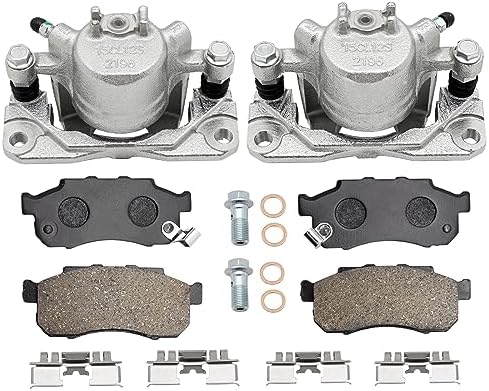 Midwest Motors Front Right Passenger Brake Caliper with Bracket 45018-TR3-A00 for 2012-2015 Honda Civic 1.8L HF LX