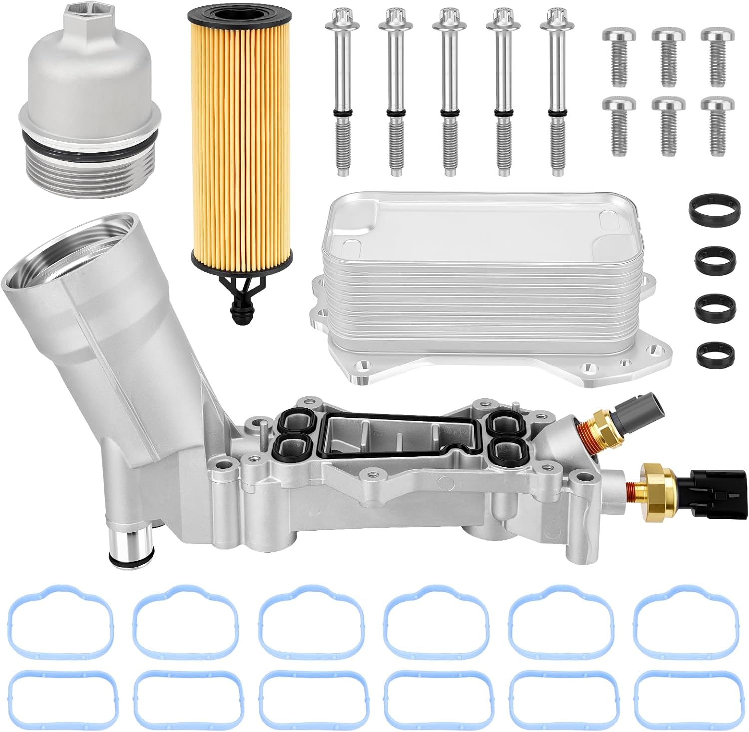 Engine Oil Filter Housing Adapter 68105583AF for 2014-2017 Jeep Dodge Ram Chrysler 3.6L V6