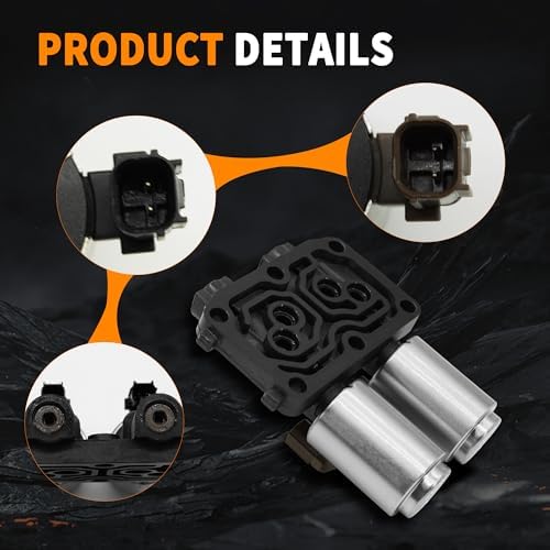 Premium Replacement Transmission Dual Linear Shift Solenoid 28260-R90-004 for 08-12 Honda Accord & 09-14 Acura TSX