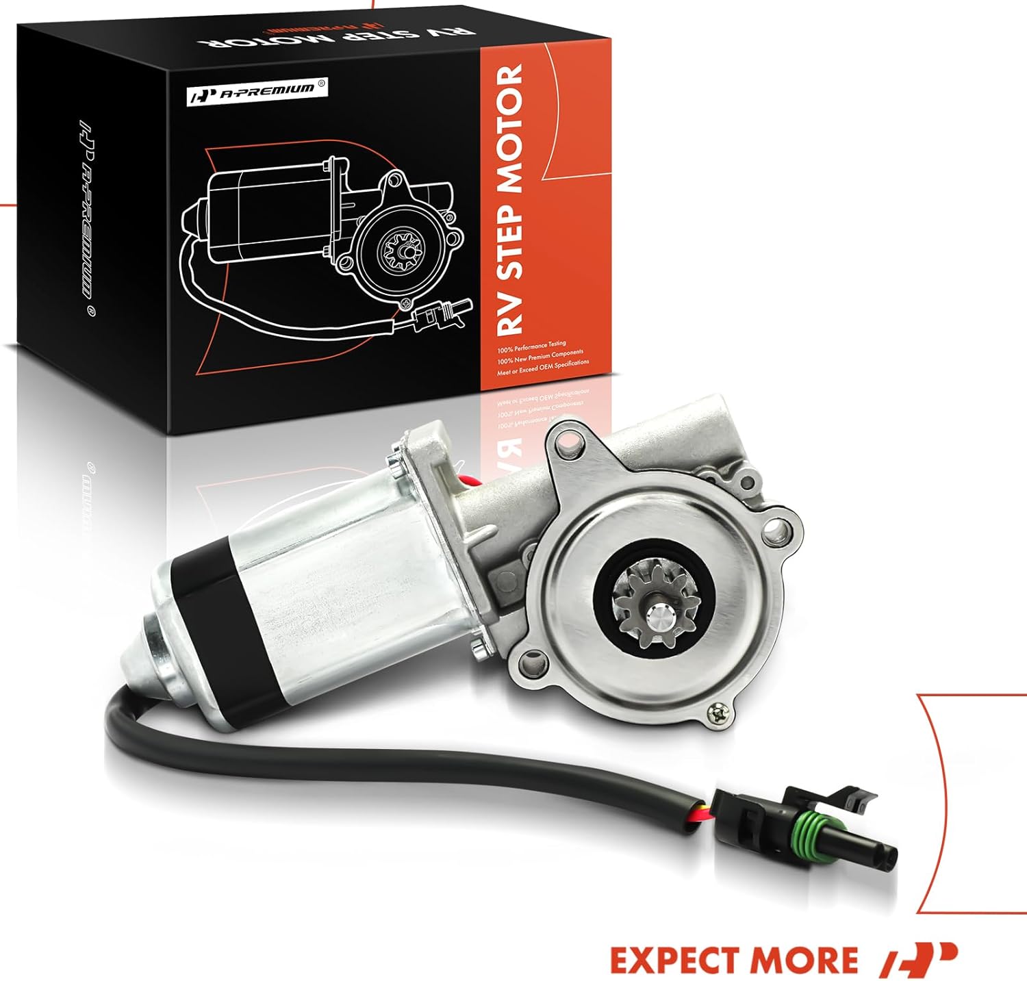 PHILTOP 300-1457 RV Step Motor Replacement for Lippert Kwikee 25 Series 369506