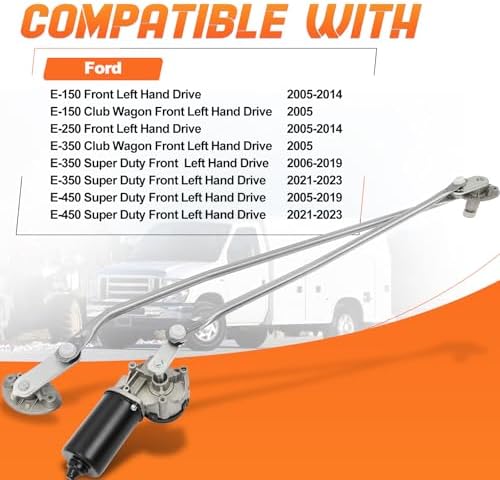 Midwest Motors Windshield Wiper Motor 3W7Z17508AA for 03-11 Ford Crown Victoria & 05-14 E-Series