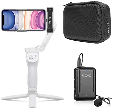 Movo EDGE-DI Wireless Lavalier Microphone System for iPhone and iPad (Lightning Connector)