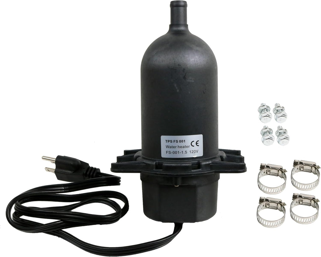 Hotstart TPS101GT10-000 Engine Block Heater 1000W 120V for Generators and Heavy Duty Engines